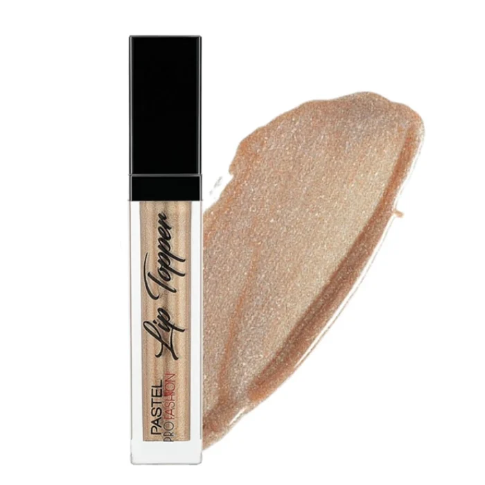 برق لب پاستل مدل لیپ تاپر رنگ طلایی Lip Topper Gold