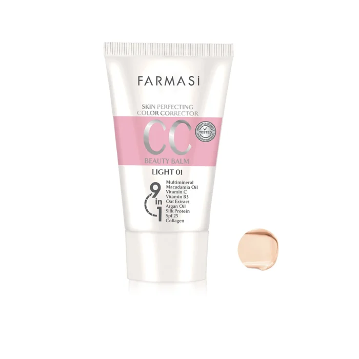 سی سی کرم ٩ در ١ فارماسی CC cream Farmasi رنگ لایت