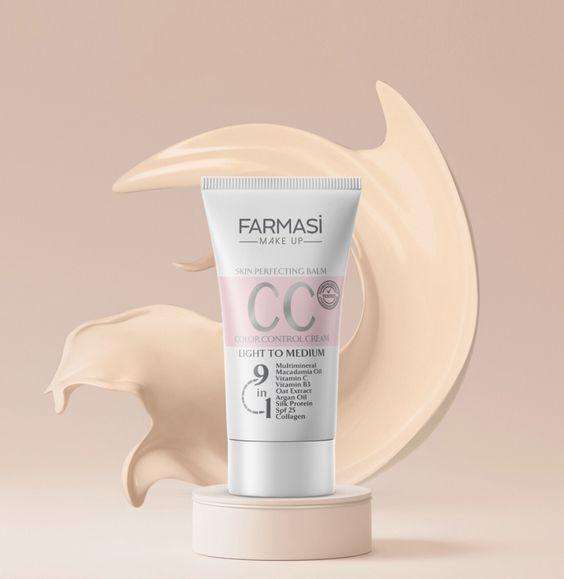 سی سی کرم ٩ در ١ فارماسی CC cream Farmasi لایت تو مدیوم
