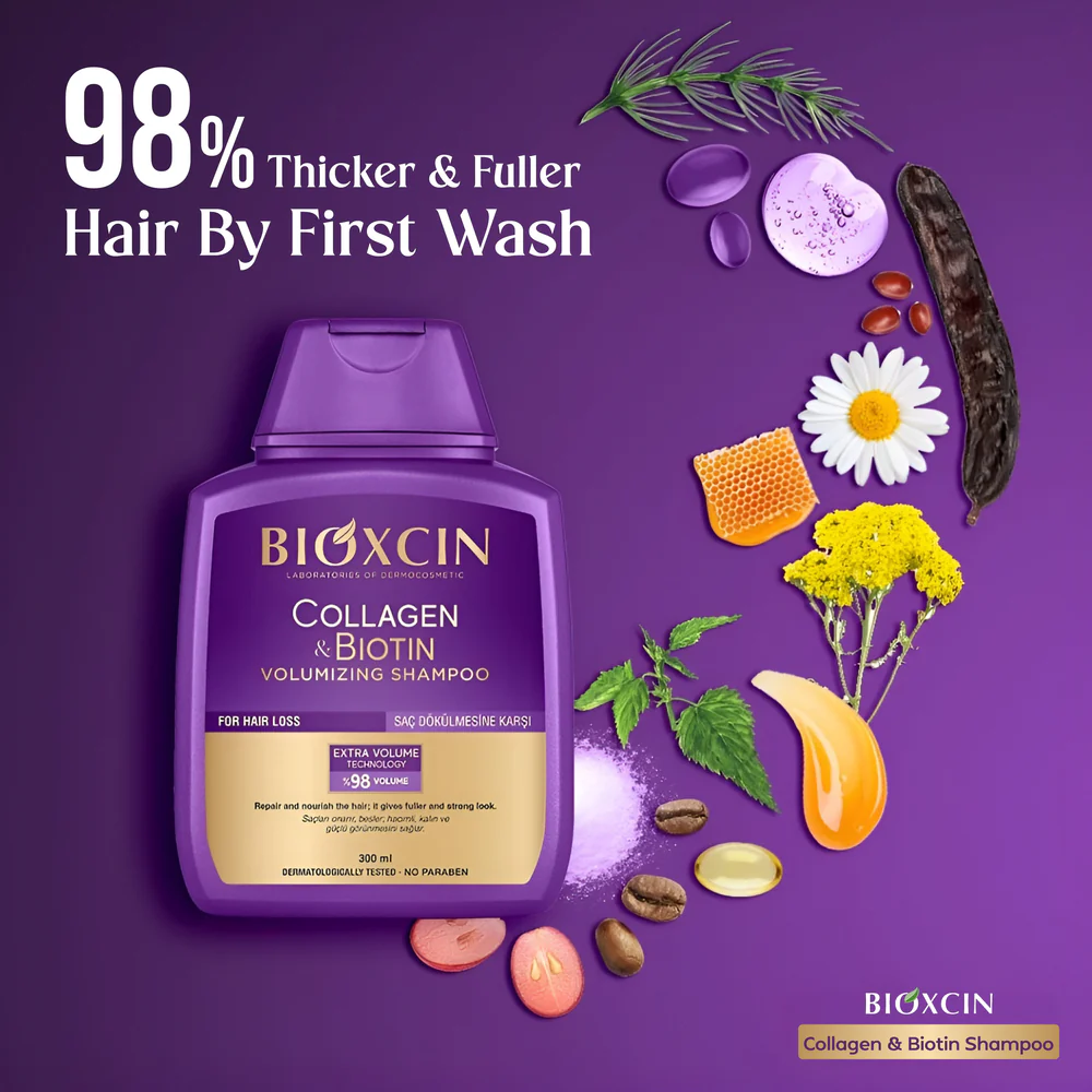 Bioxcin_collagen_biotin_hair_volumizing_shampoo