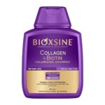 شامپو ضد ریزش و حجم دهنده بیوکسین Bioxcin مدل Collagen & Biotin حجم 300 میلی لیتر
