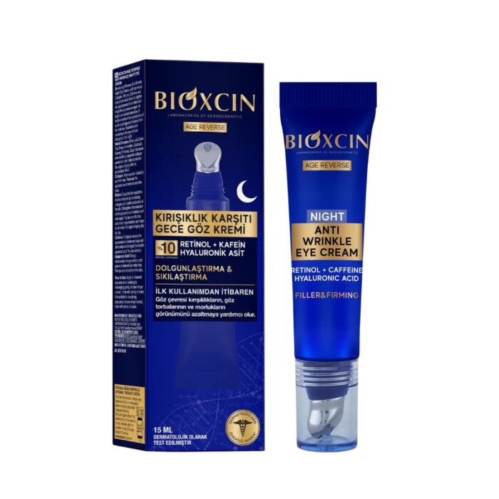 کرم ضد چروک و جوانساز دور چشم بیوکسین Bioxcin ویژه شب مدل AGE REVERSE