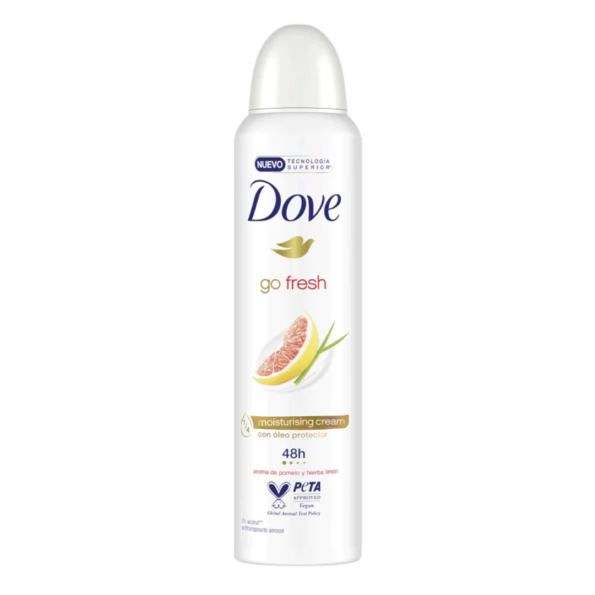 اسپری ضد تعریق داو 250 میل رایحه گریپ فروت و برگ لیمو Dove spray