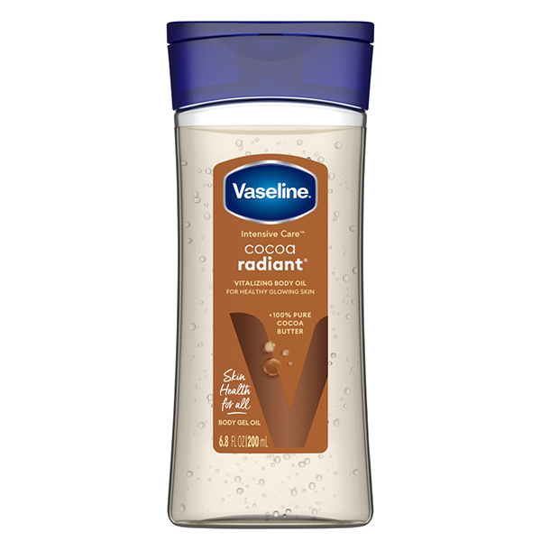 روغن بدن ژلی کاکائو وازلین Vaseline Cocoa Radiant Body Oil 200Ml