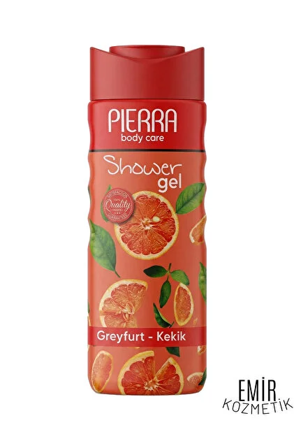 شامپو بدن Pierra رایحه گریپ فروت و آویشن Greyfurt-Kekik حجم 500 میلی لیتر