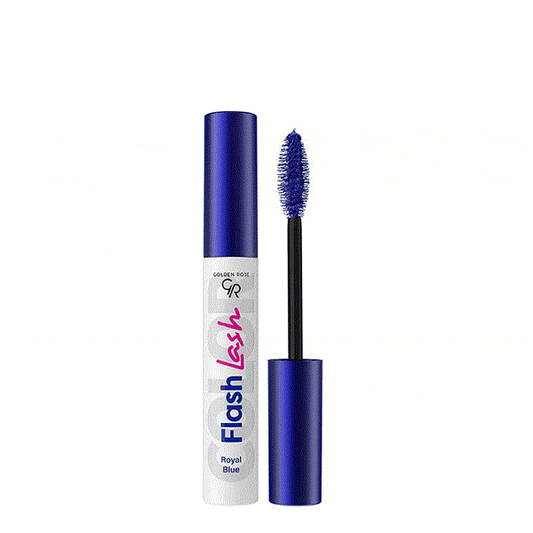 ریمل رنگی گلدن رز مدل FLASH LASH رنگ ROYAL BLUE حجم 9