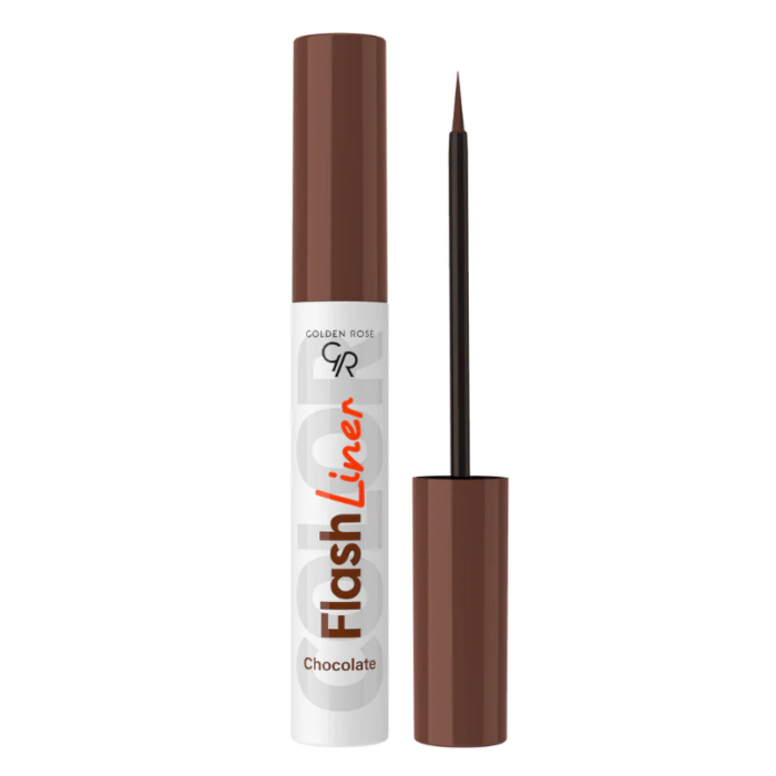 خط چشم رنگی گلدن رز Golden Rose مدل Gr Flash Eyeliner رنگ شکلاتی Chocolate شماره 111