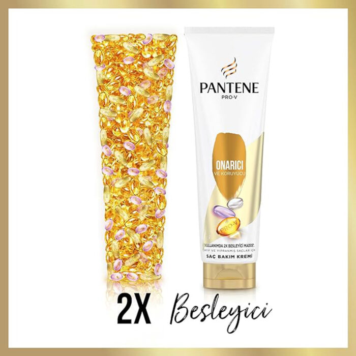 ماسک مو چند منظوره کراتین طلایی پنتن Pantene Miracle Serum Onarici Kolajen