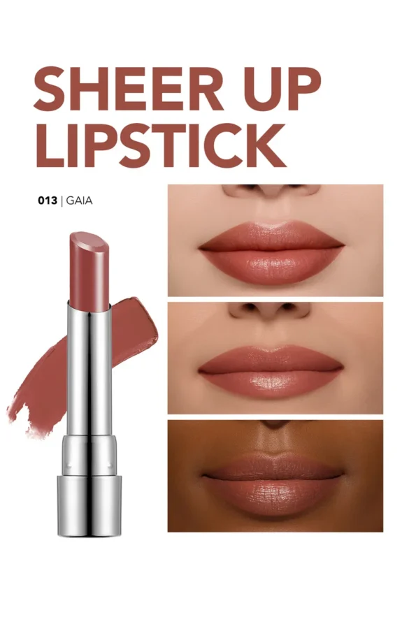 رژ لب جامد شیر آپ فلورمار Flormar Sheer Up شماره 013 رنگ Gaia