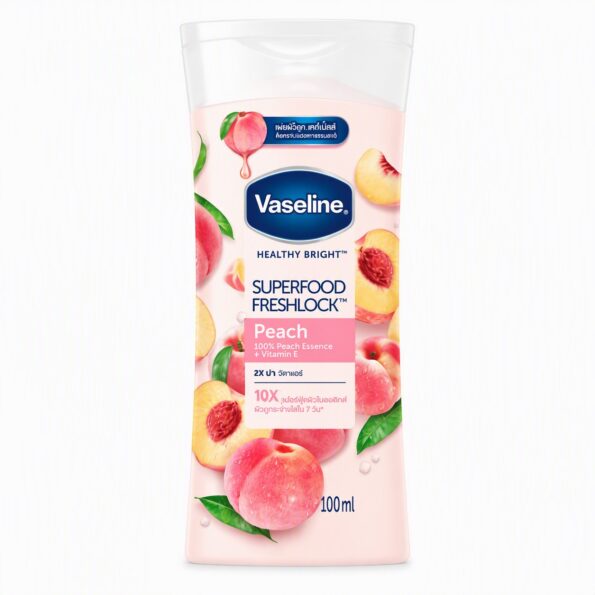 لوسیون بدن وازلین Vaseline مدل Peach حاوی عصاره هلو حجم 100 میل