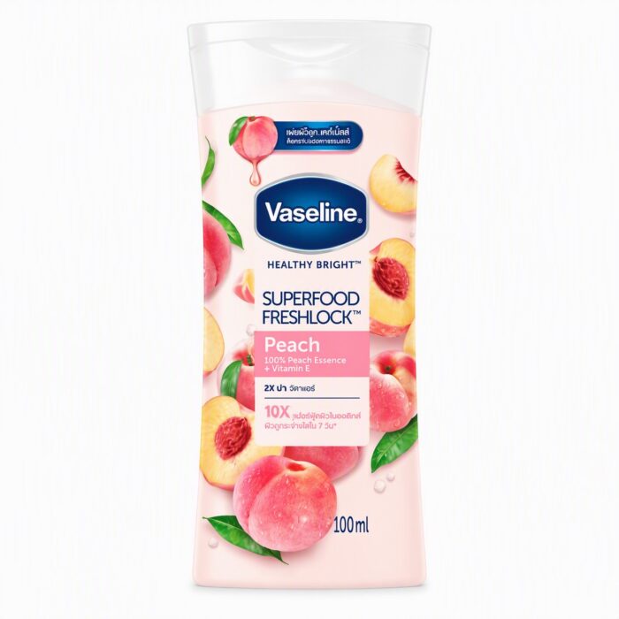 لوسیون بدن وازلین Vaseline مدل Peach حاوی عصاره هلو حجم 100 میل